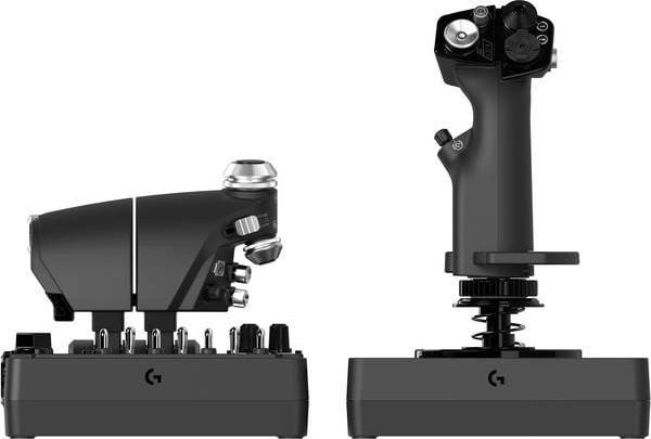 Logitech G Saitek Farm Sim Controller-ratt (945-000062) + G X56 Hotas (945-000059)