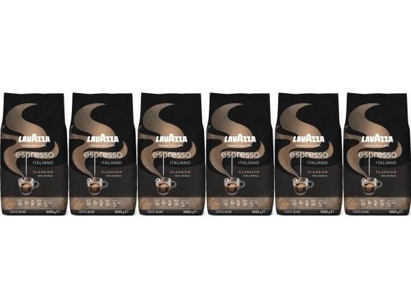 Kaffe i bønner Lavazza Espresso Italiano Classico 1 kg (6 x 1 kg)
