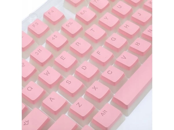 Gamingtangentbord Redragon K606 Lakshmi Red switch (K606-OG&GY&BK) + A130 PBT doubleshot pink keycaps (A130 Pink)