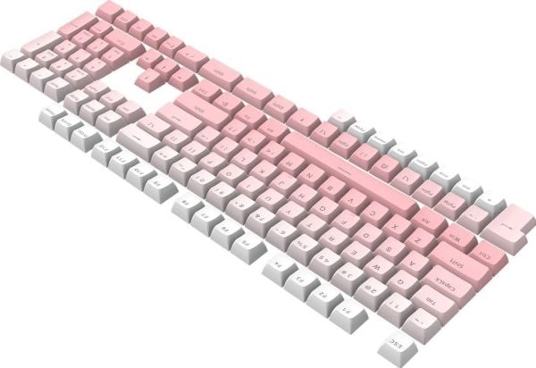 Redragon Redragon K606 Lakshmi gamingtangentbord Red switch (K606-OG&GY&BK) + Ombre Keycaps (A139)