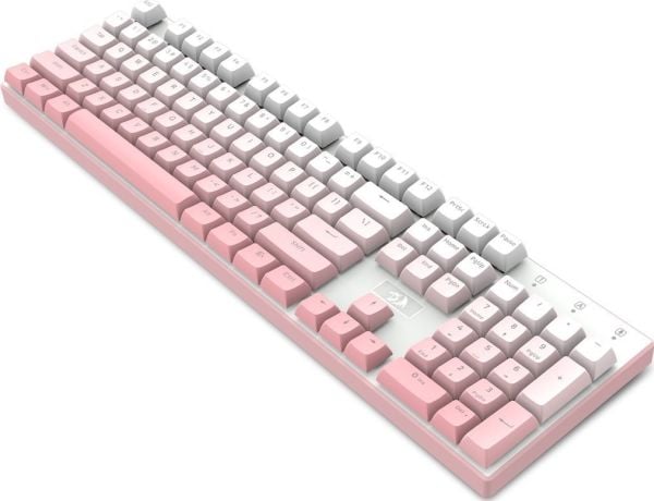 Redragon Redragon K606 Lakshmi gamingtangentbord Red switch (K606-OG&GY&BK) + Ombre Keycaps (A139)
