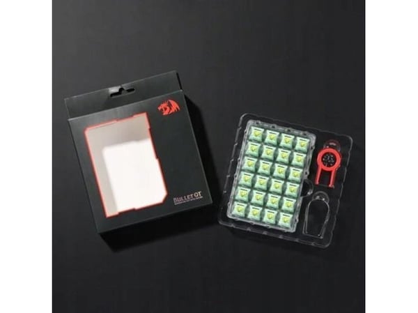 Klawiatura Redragon Redragon K630 DragonBorn Outemu Röd (RED-K630RGB) + A113 QT Bullet Keycaps (A113QT)