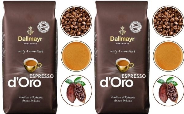 Kaffe i bønner Dallmayr Espresso dOro 2 kg