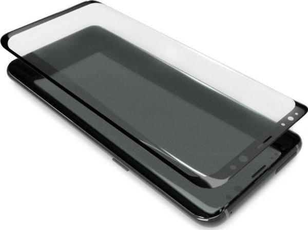 MyScreen Protector Samsung Galaxy S22 Ultra - Herdet glass for hele skjermen MyScreen DIAMOND GLASS edge3D (svart ramme)