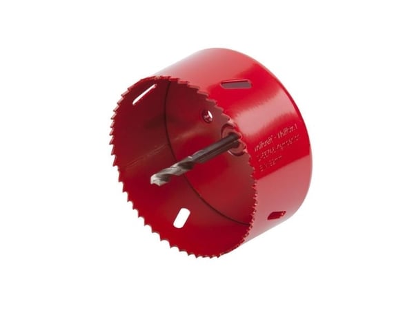 wolfcraft GmbH 5492000, Single, Drill, Metal, Wood, Red, Bimetal, High-Speed Steel (HSS), High-Speed Steel (HSS)
