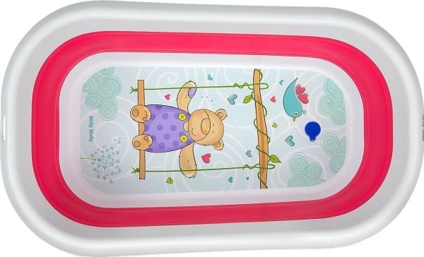 Rosa MILLY MALLY sammenleggbart bad Aqua rosa