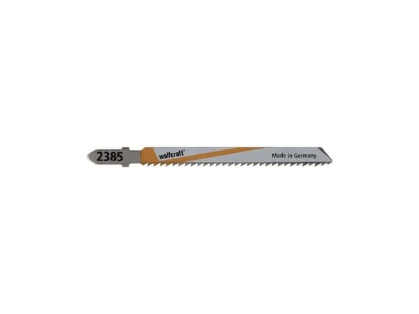 wolfcraft GmbH 2385000, Stikksagblad, Sponplate, Løvtre, Laminat, Plast, Tre med spiker, Bimetall, 7,5 cm, 2,5 mm, 3 cm