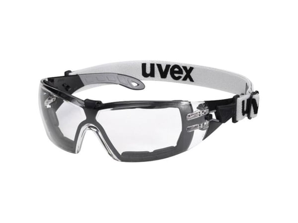 Uvex 9192180, Turvalasit, Harmaa, Musta, Polykarbonaatti, 1 kpl