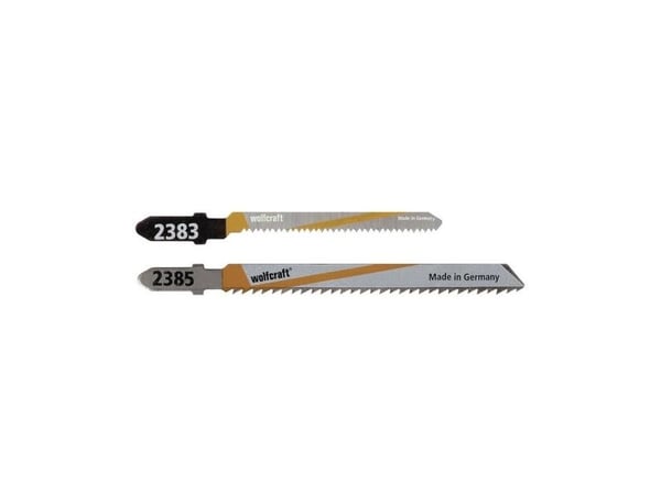 wolfcraft GmbH 2383100, Stikksagblad, Sponplate, Løvtre, Laminat, Parkett, Kryssfiner, Tre med spiker, 1,35 mm, 2,5 mm, 3 cm, 5 stykker