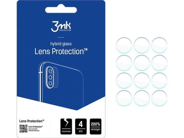 3MK Lens Protection hybrid glass for Galaxy S22 kameralinsen