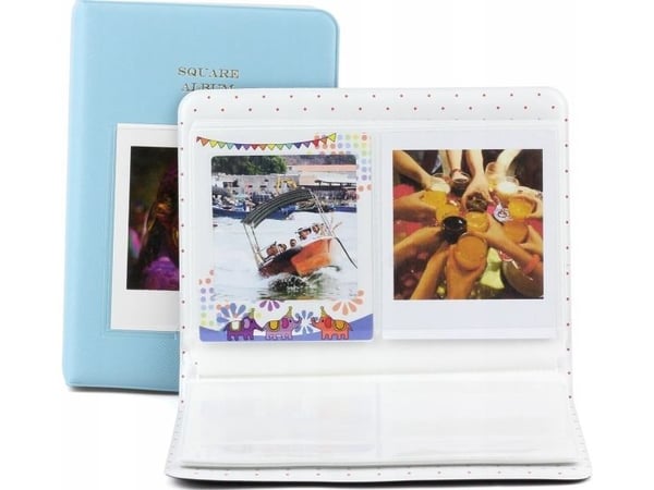 LoveInstant album for 64 bilder til Fujifilm Instax Square Sq1/Sq6/Sq10/Sq20 – rosa