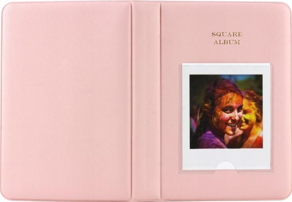 LoveInstant album for 64 bilder til Fujifilm Instax Square Sq1/Sq6/Sq10/Sq20 – rosa