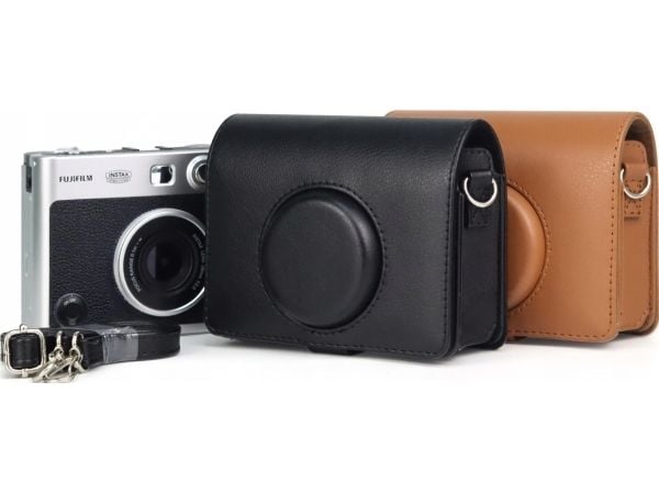Følekser/etui LoveInstant til Fujifilm Instax Mini Evo / brun