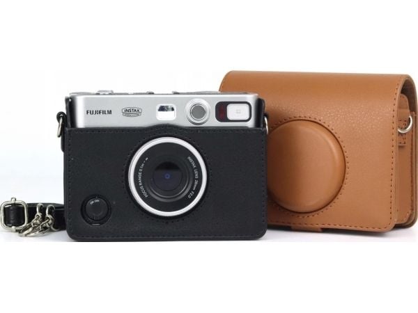 Følekser/etui LoveInstant til Fujifilm Instax Mini Evo / brun