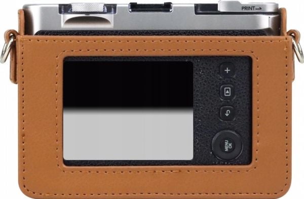 Følekser/etui LoveInstant til Fujifilm Instax Mini Evo / brun