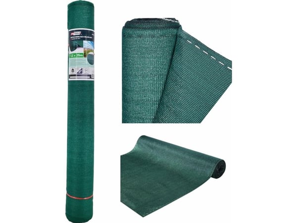 AW-Tools solskyddsnät 180g 1,2*25m grön UV 90%