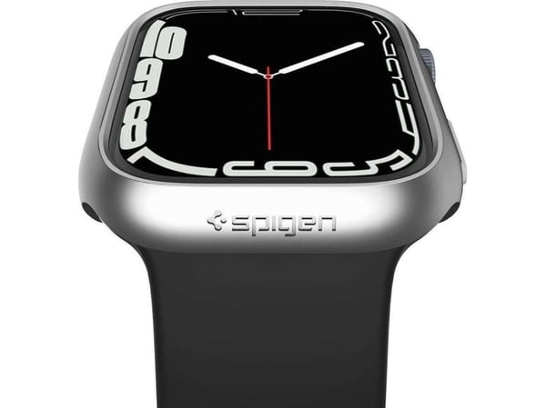 Spigen ACS04178, Etui, Smartklokke, Grafitt, Apple, Watch Series 7 (45mm), Polykarbonat (PC)