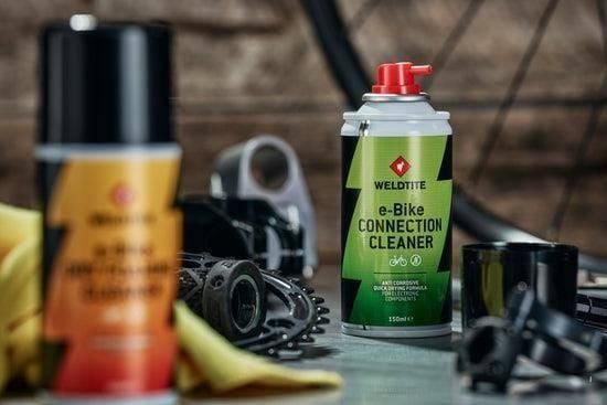 Weldtite rengjøringsspray for elektriske sykkelkomponenter elsykkel e-bike W Connention Cleaner 150 ml