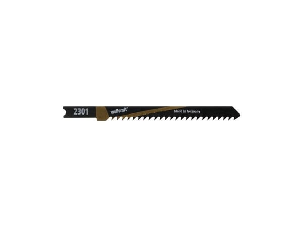 wolfcraft GmbH 2301000, Stikksagblad, Sponplate, Kryssfiner, Mykt tre, High Carbon Steel (HCS), 7,5 cm, 3 mm, 10 cm