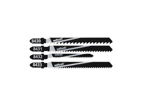wolfcraft GmbH 8430000, Stikksagblad, Mykt tre, High Carbon Steel (HCS), 10 stykker