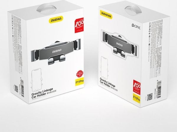 Dudao Gravity bilholder til smarttelefon - svart (F11Pro)