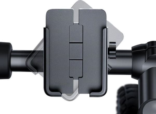 Wozinsky metall mobilholder til sykkel og scootere - svart (WBHBK3)