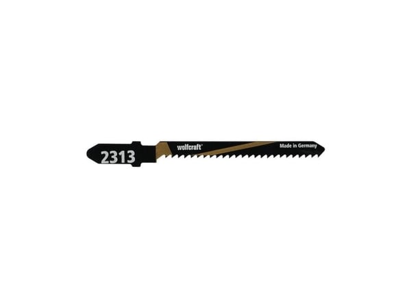 wolfcraft GmbH 2313000, Stikksagblad, Sponplate, Kryssfiner, Mykt tre, High Carbon Steel (HCS), 5 cm, 2 mm, 2 cm