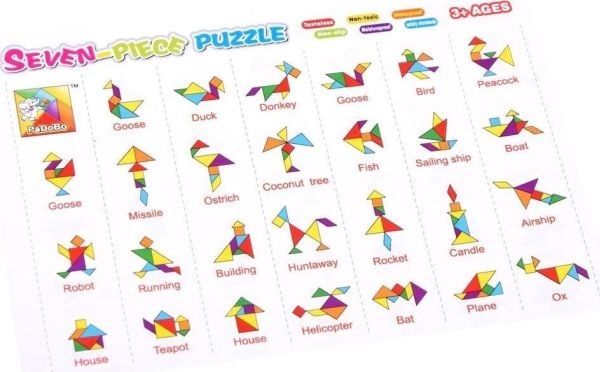 Jokomisiada skum-puslespill logisk tangram ZA3343