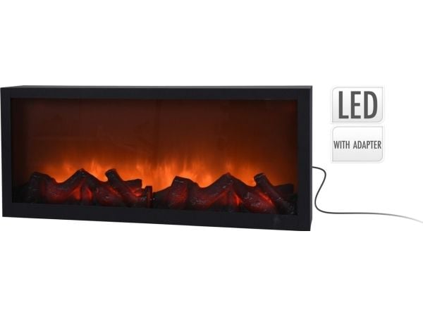 H&S Dekor LED elektrisk peis 57x25 cm