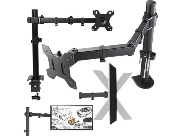Mozos skrivbordsfäste för skärm 10" - 32" (MS02)