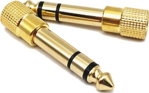 Mozos AV-sovitin Jack 3.5mm - Jack 6.3mm Gold (MA6335)