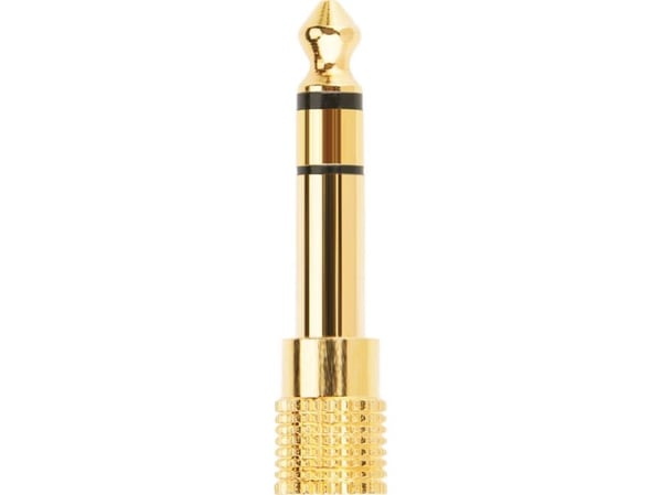 Mozos AV-sovitin Jack 3.5mm - Jack 6.3mm Gold (MA6335)
