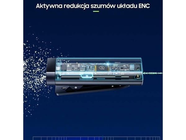 USAMS slipsmikrofon ENC 2,4G trådløs (US-ZB244)
