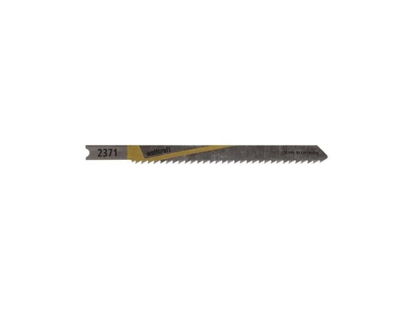 wolfcraft GmbH 2371000, Stikksagblad, Sponplate, Laminat, MDF, Plast, Kryssfiner, Mykt tre, High Carbon Steel (HCS), 7,5 cm, 2,5 mm, 3 cm
