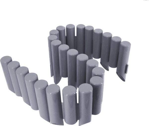AWTOOLS hagepalisade 8 deler 2,3 mb grafitt
