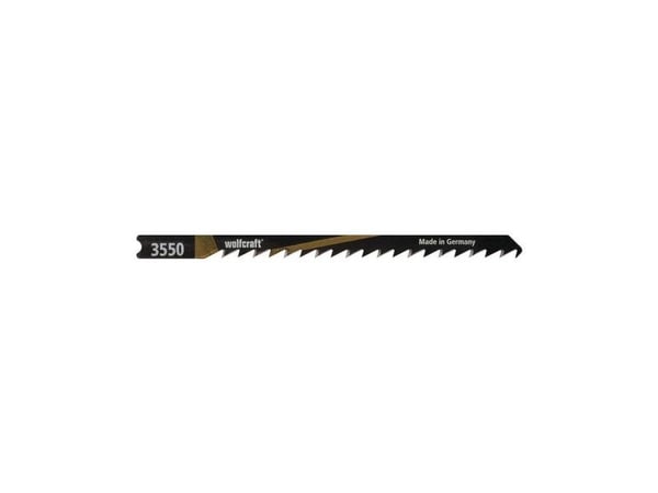wolfcraft GmbH 4006885355002, Stikksagblad, Tre, High Carbon Steel (HCS), Sort, 7,5 cm, 4 mm