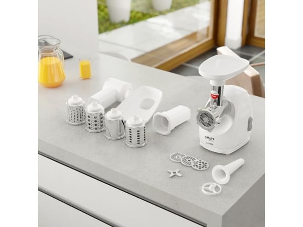 Köttkvarn med makulator 489.81 SMAPP vit