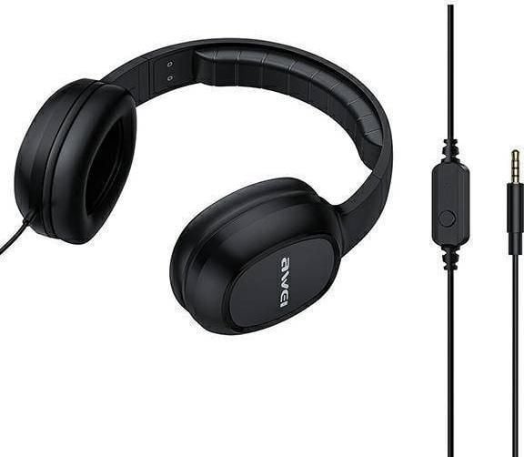Awei AWEI headphones earphones GM-6 jack 3.5mm black/black