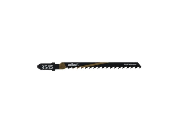 wolfcraft GmbH 4006885354500, Stikksagblad, Tre, High Carbon Steel (HCS), Sort, 7,5 cm, 4 mm
