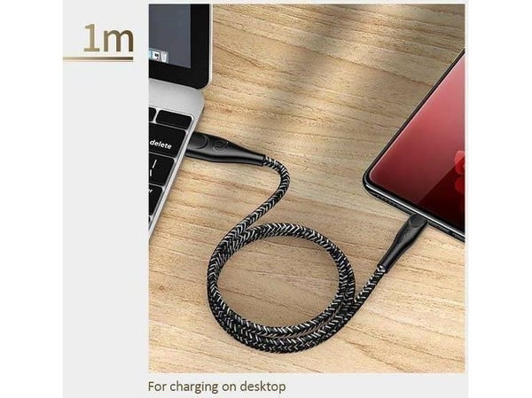 USAMS USB-A til microUSB-kabel 1 m rød 6958444983516