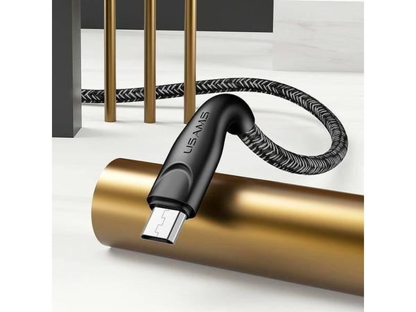 USAMS USB-A til microUSB-kabel 1 m rød 6958444983516
