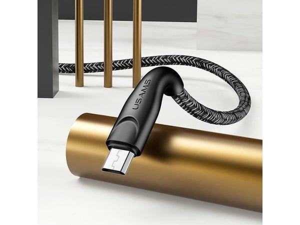 Usams USB-A - microUSB-kaapeli 2 m punainen (6958444983578)