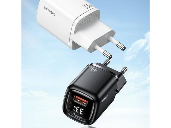 Usams T46-lader 1x USB-A 1x USB-C 4 A (6958444976853)