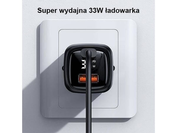 Usams T46-lader 1x USB-A 1x USB-C 4 A (6958444976860)
