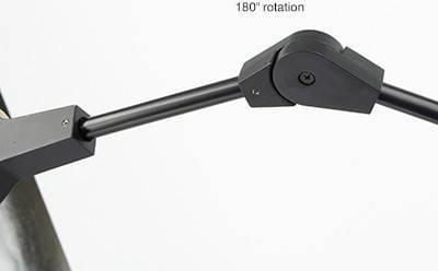 Mdeco hengende lampe Modernistisk taklampe ELM1962/2 BLACK-TR MDECO glassarmatur justerbar kjemi svart transparent