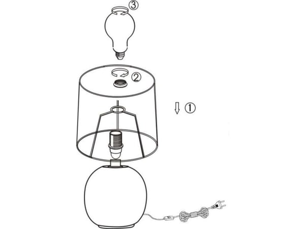 RL Light bordlampe Sengegulvlampe SOPHIA R50821015 RL Light bordlampeskjermlampe til skrivebord keramisk grønt gull