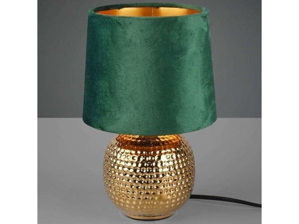 RL Light bordlampe Sengegulvlampe SOPHIA R50821015 RL Light bordlampeskjermlampe til skrivebord keramisk grønt gull