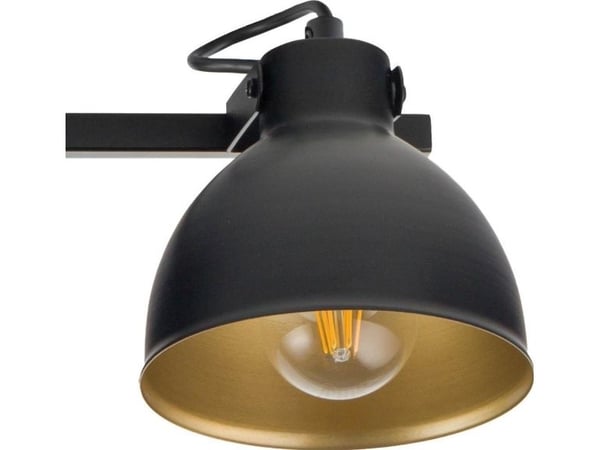 Taklampe Sigma industrilampe MARS spotlights, svarte