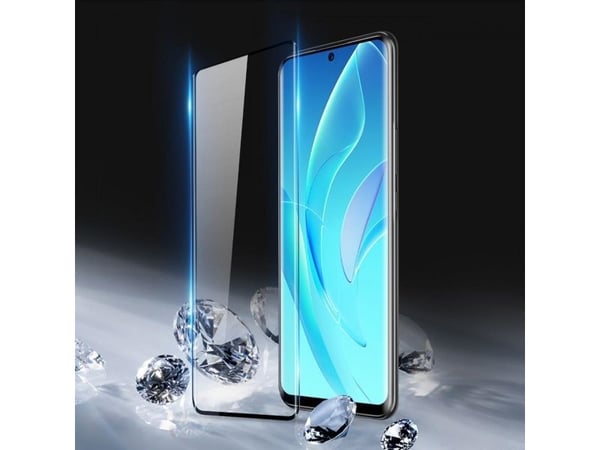 Dux Ducis buet herdet glass til Honor 60 Pro - svart ramme