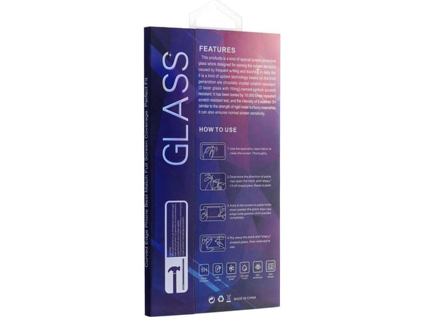 Partner Tele.com 5D Full Glue Tempered Glass - for Iphone 12/12 Pro (MATTE) black